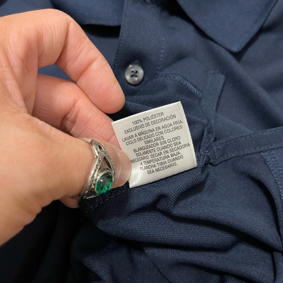 NWT Men’s Size Medium Greg Norman Slim Fit Five Iron Pol  Shirt In Night Sky - Picture 12 of 12